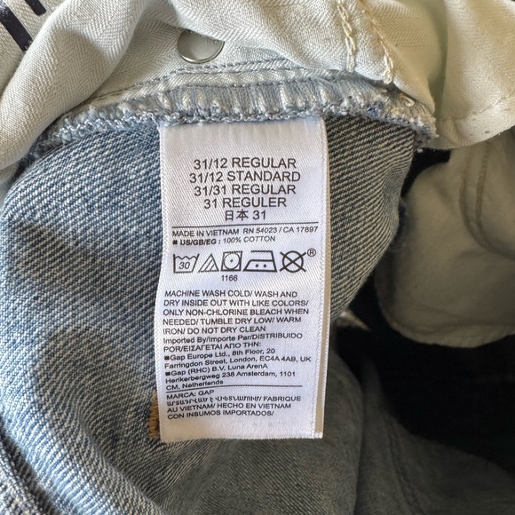 Gap High Rise Barrel Jeans 12/31 - Picture 4 of 8